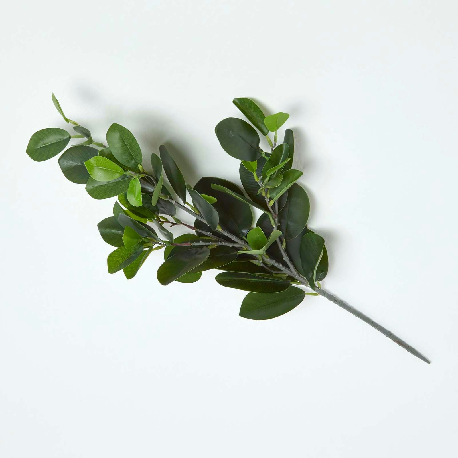 Homescapes Rubber Leaf Foliage 58 cm in Green