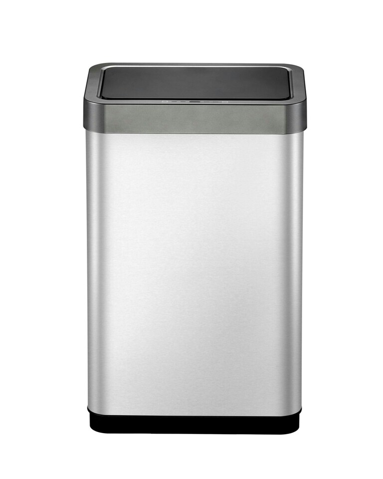 image 1 of EKO Mirage X 45L Large Sensor Bin, Touchless Automatic Rubbish Bin, Perfect for Kitchen & Home, Stainless Steel, 45 Litre