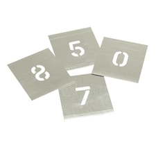 Stencils Zinc Stencil - Numbers | Multi | Multi Colour | 1 1/2in | 1