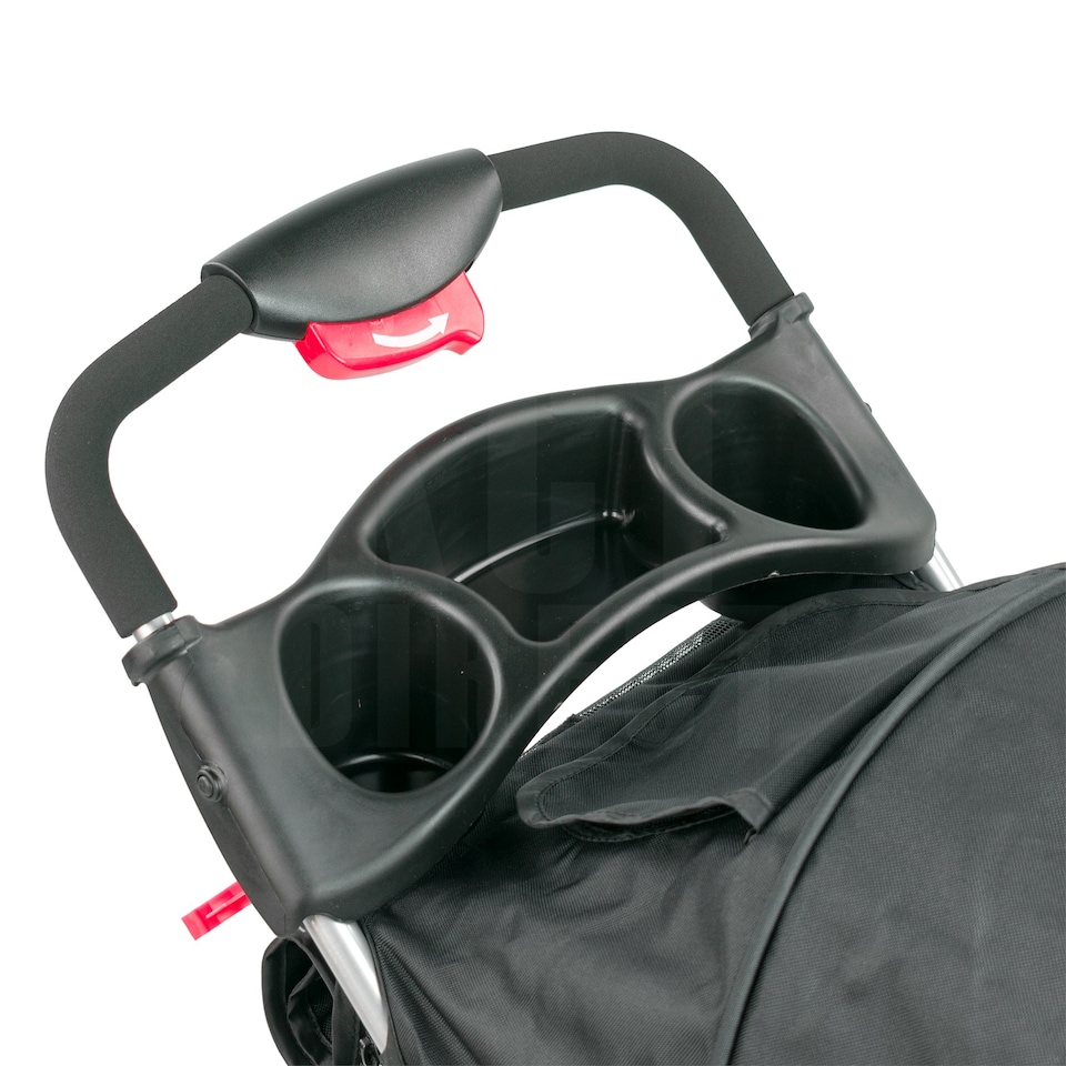 image 1 of KCT Black Pet Stroller Black