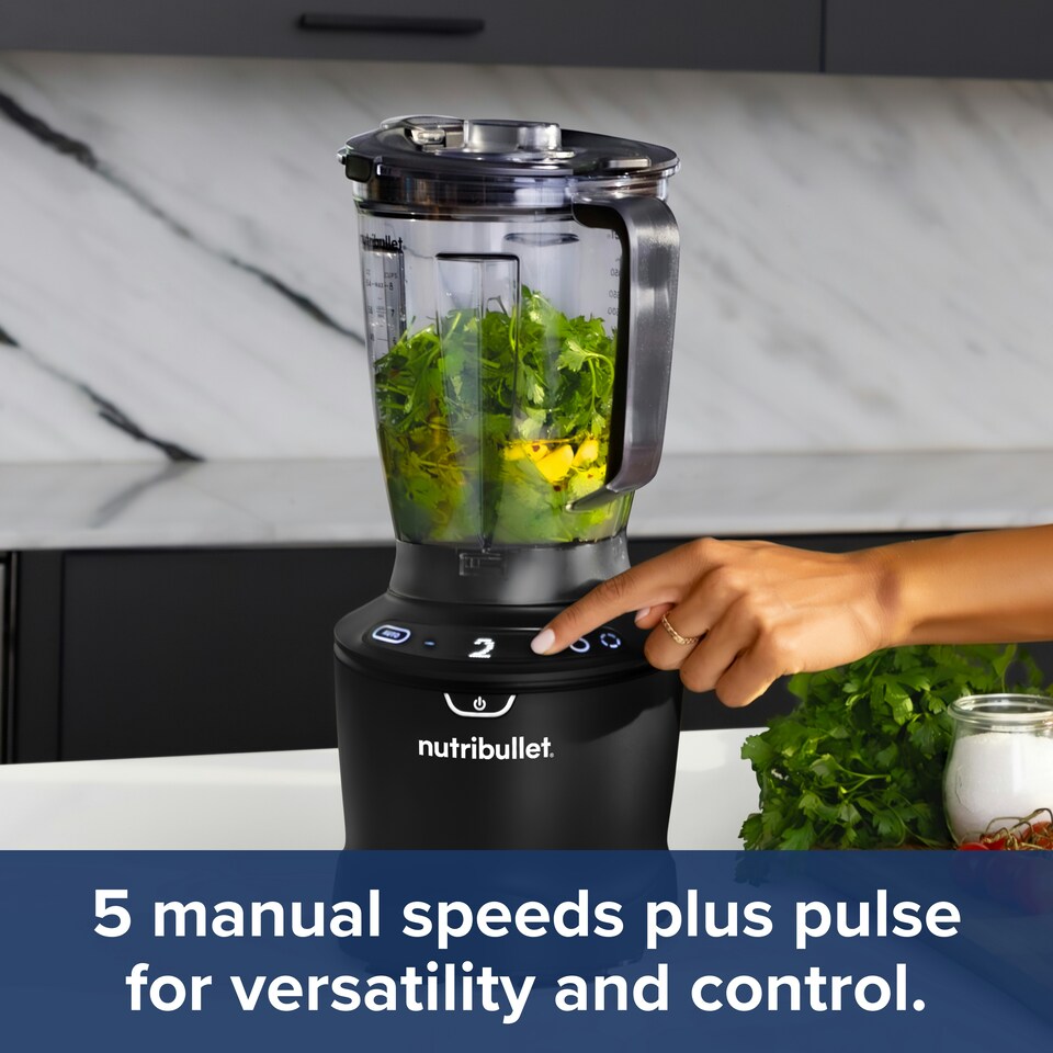 image 1 of nutribullet SmartSense Blender Combo Black
