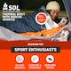 image 6 of Thermal Bivvy with Whistle - Survival Emergency Shelter & Sleeping Bag | Grey | Grey | One Size | 1