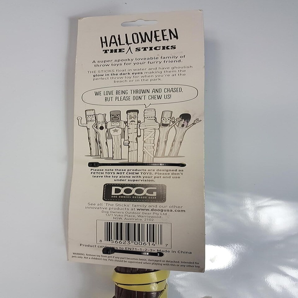 image 1 of Doog The Spoock Sticks Dog stick Mummy Fetch Toy for Dogs