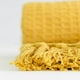 image 4 of Honeycomb Throw 50 X 60  inch Ochre