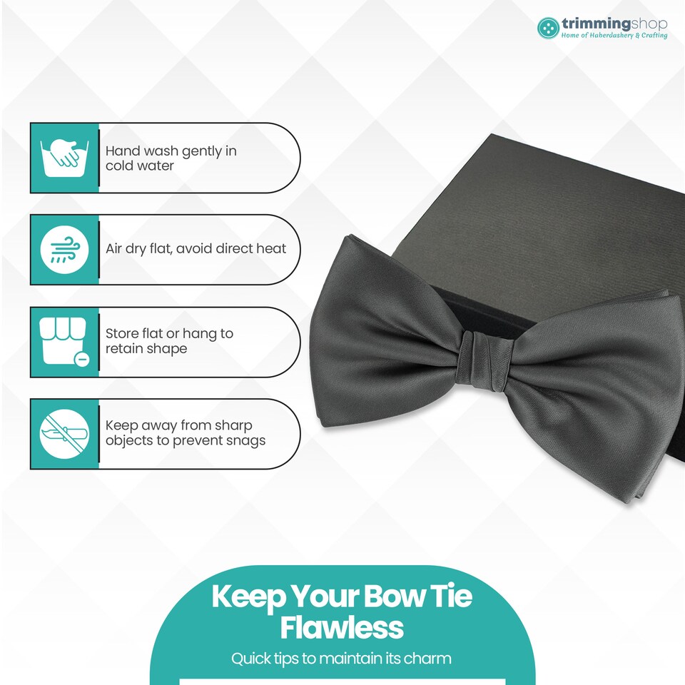 image 1 of Mens Bow Ties Colourful Plain Solid Satin Polyester Stylish Bow Ties