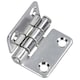 image 5 of Cabin Door Hinges 4 PACK Stainless Steel Boat Yacht Motor Home Locker Marine Silver