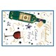 image 2 of Simon Elvin With Love To My Husband Wine Bottle Greetings Card (Pack of 6) - White/Blue/Gold - One Size