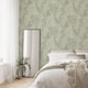 image 1 of Superfresco Easy Organics Sage Wallpaper | Green | Gold | 10m Length x 52cm Width