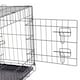 image 2 of Oypla 24" Folding Metal Dog Cage Puppy Transport Crate Pet Carrier