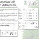 image 3 of 28mm 475cm Ball End Satin Silver Eyelet Bay Pole Set 475cm Silver | Silver
