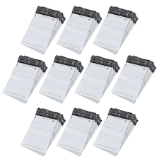 White Polythene Mailing Bag A5 (152mm x 229mm) Waterproof Self Seal (1000 Pack)