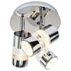 image 10 of Chrome Bathroom Spot Light with LED Bubble Acrylic Heads