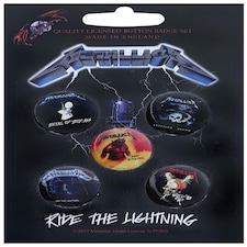 Metallica Button Badge Pack: Ride the Lightning (Retail Pack) N/A