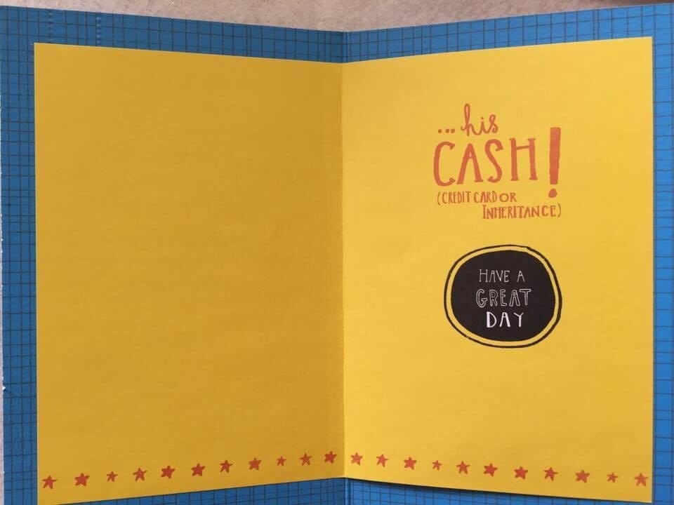 image 1 of From Your Son Most Important Thing a Dad Give His Father's Day Greeting Card