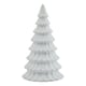 image 1 of Hill Interiors Ceramic Fir Tree Decoration - White - One Size