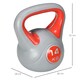 image 5 of SPORTNOW Kettle Bell with Handle for Home Gym Red | 14