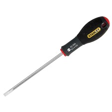 Stanley Hand Tools Fatmax Screwdriver, Parallel Slotted - Multi Colour - 6.5mm x 150mm