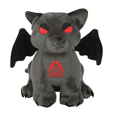 Something Different Vampire Cat Plush Toy - Grey/Black/Red - One Size