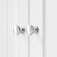 image 6 of Yaheetech Large Bathroom Floor Cabinet with Drawer White White