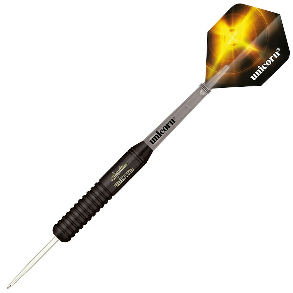 image 1 of Unicorn Gary Anderson Black Brass Darts (Pack of 3) - Black - 25g