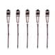 image 1 of Natural Dark Brown Bamboo Garden Torch 60cm - Pack of 5