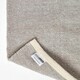 image 5 of Homescapes Light Grey 100% Cotton Plain Chenille Rug with Natural Trim - 90 x 150 cm Grey | 90 x 150 cm