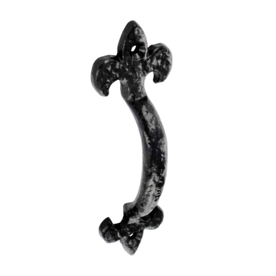 Securit Antique Look Pull Handle - Black - 175mm