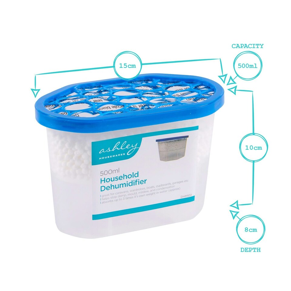 image 1 of Ashley Scented Interior Dehumidifier - 500ml - Ocean