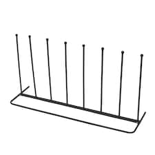 Oypla 4 Pair Wellington Welly Walking Boot Rack Stand Storage Holder Black