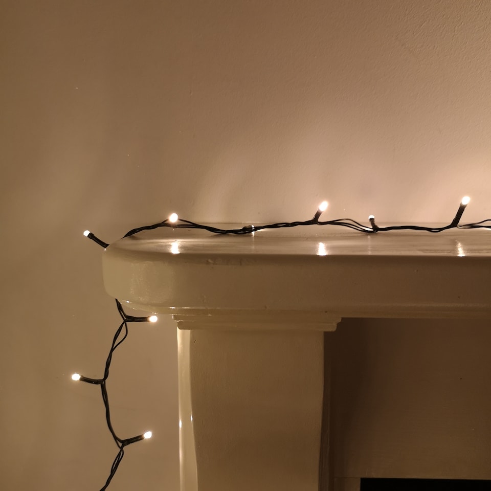 image 1 of 380 LED 23m Christmas Outdoor 8 Function Timer Lights in Warm White