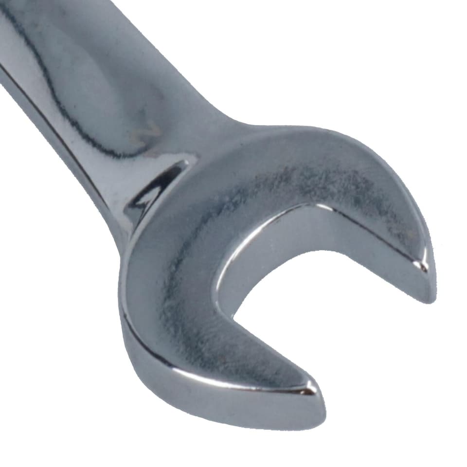image 1 of 12mm Stubby Flexi Ratchet Combination Spanner Metric Wrench 72 Teeth SPN17