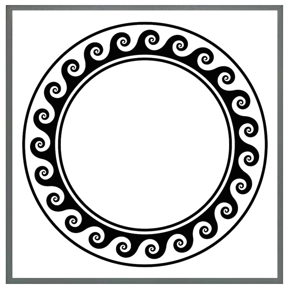 image 1 of Decorative egyptian (Picture Frame) Grey | XS
