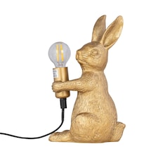 Hop Hop - Gold Bunny Rabbit Table Lamp | Gold | Medium | 1