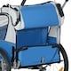 image 9 of HOMCOM 2 Seat Bike Trailer with 5 Point Harness, for 18 Months, Blue