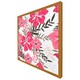 image 4 of Red & pink floral (Picutre Frame) Grey | S