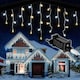 image 2 of 720 White & Warm White LED Connectable MF Icicle String Lights - 15m