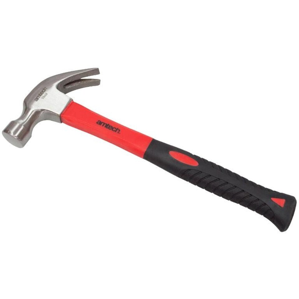 Amtech Claw Hammer Fibreglass Shaft 16oz - One Colour - One Size