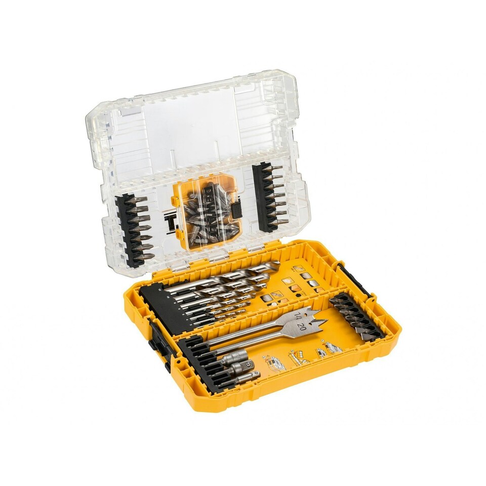 Dewalt Power Tools Dt70757 Mixed Drill & Bit Set, 55 Piece - Multi Colour - One Size
