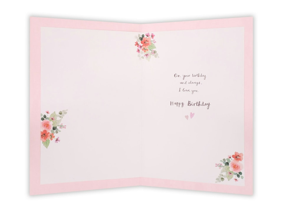 image 1 of W Is For Wife Wonderful Birthday Card