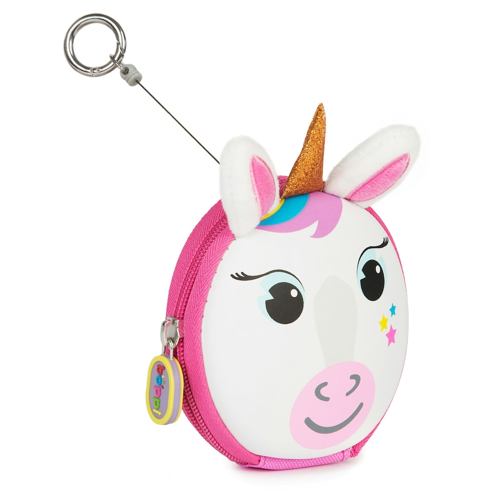 image 1 of boppi Tiny Trekker Keychain Pouch - UNICORN