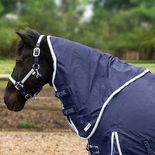 Gallop Equestrian Ponie Duraproof Lightweight Neck Cover Blue | Size: Large
Colour: Navy