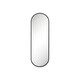 image 3 of The Vultus - New Black Metal Framed Double Arched Garden Wall Mirror 71" X 24" (180CM X 60CM) Suitable for Outside and Inside Black