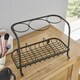 image 6 of House of Home Freestanding Hair Dryer & Straighteners Holder Storage Stand Cable Tidy in Black