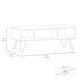 image 5 of Core Products Vegas, Coffee Table H40cm x W101.1cm x D45cm Brown