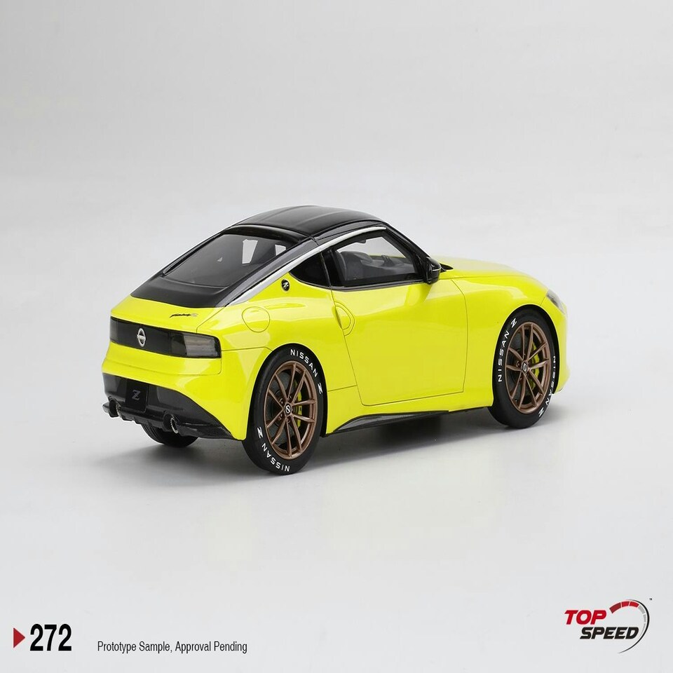image 1 of Nissan Z Proto Yellow 1:18 Scale TSM TS0272