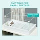 image 9 of PawHut Turtle Tank, Glass Tank w/ Basking Platform, Reptile Habitat
