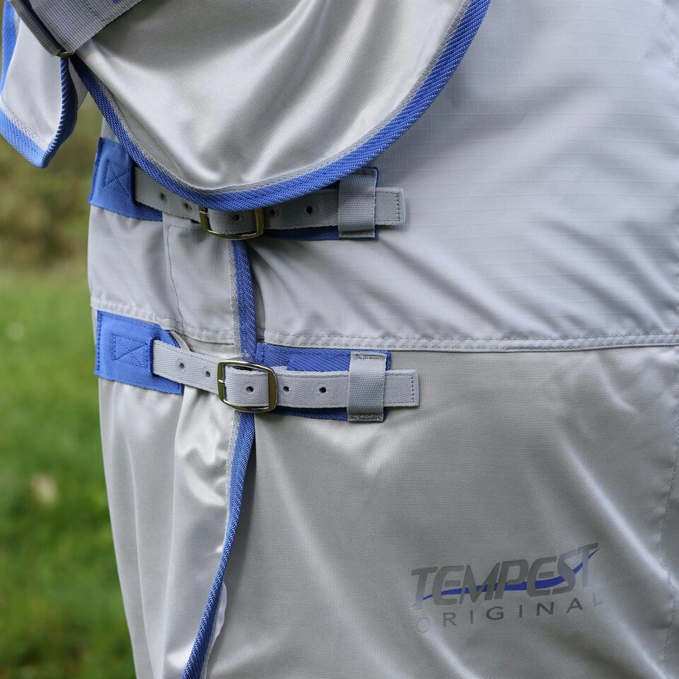image 1 of Shires Tempest Original Waterproof Fly Rug Grey | Size: 5ft 9
Colour: Grey