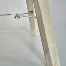 ValueLights Tripod Brown Table Lamp