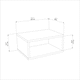 image 7 of Decorotika Dora Floating Nightstand - 45 cm W x 21.1 cm H x 35 cm D