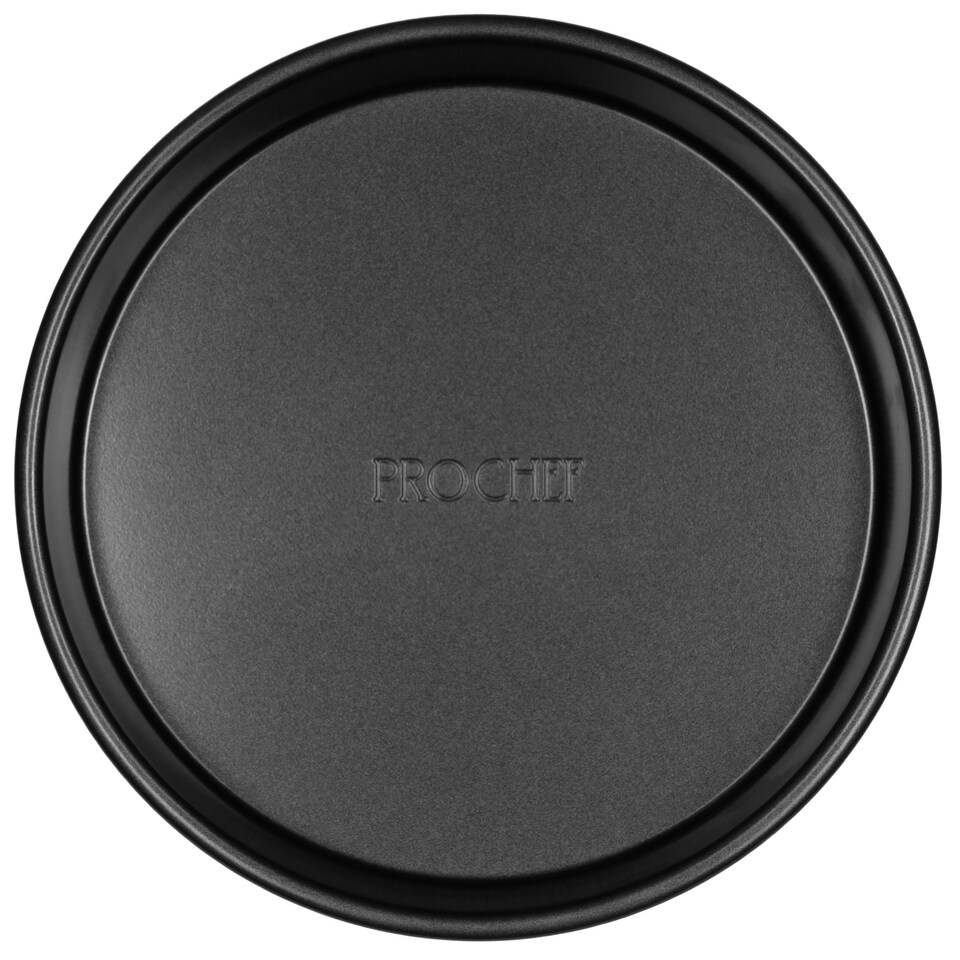 image 1 of ProChef 8" Cake Tin Pan Deep Round Loose Base Non-Stick Carbon Steel Black | One Size